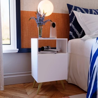 Mesa de Cabeceira Para o Quarto Rapallo Moveise