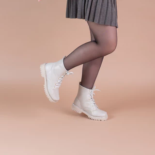Coturno Feminino Bota Tratorada Coturno Preto Strass Moda Bota Off White Coturno Preto Salto Baixo Sapato Feminino Inverno
