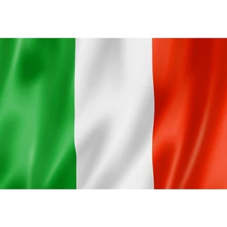 Bandeira da Itália Grande Cetim com Acabamento 150x1,00