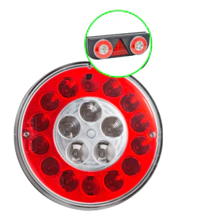 LANTERNA TRASEIRA MODULO MULTIFUNÇÃO 20 LED 3 FUNÇÕES 24v CARRETA, CAMINHÃO e UNIVERSAL