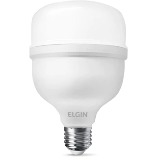 Lâmpada Led Bulbo 20W, 30W, 40w e 50w - Branco Frio Bivolt - E-27 - Residencial e Comercial - Marca: Elgin