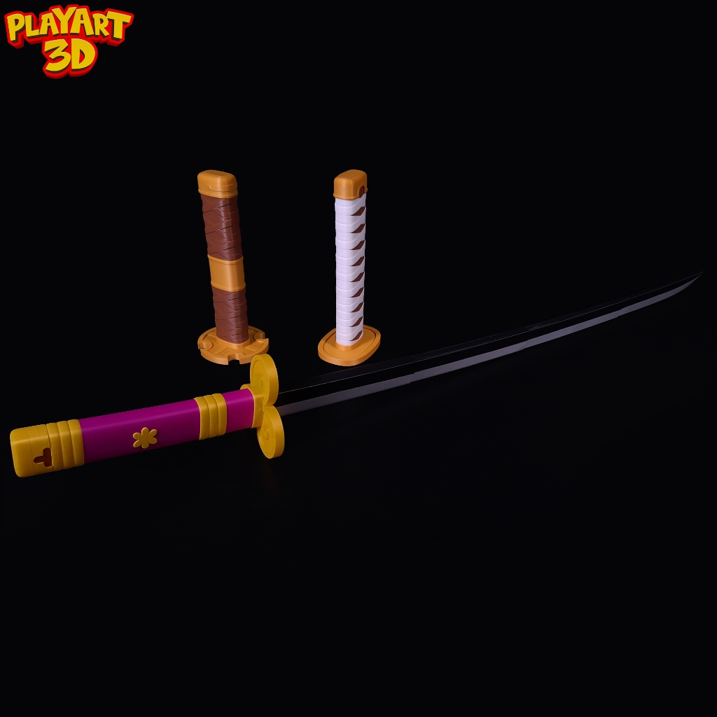 espadas katanas do zoro retrateis cosplay e brinquedo escolha a sua ...