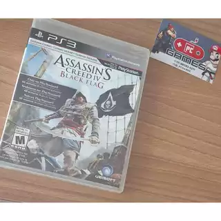 Jogo Assassins Creed IV 4 Black Flag PS3 Mídia Física