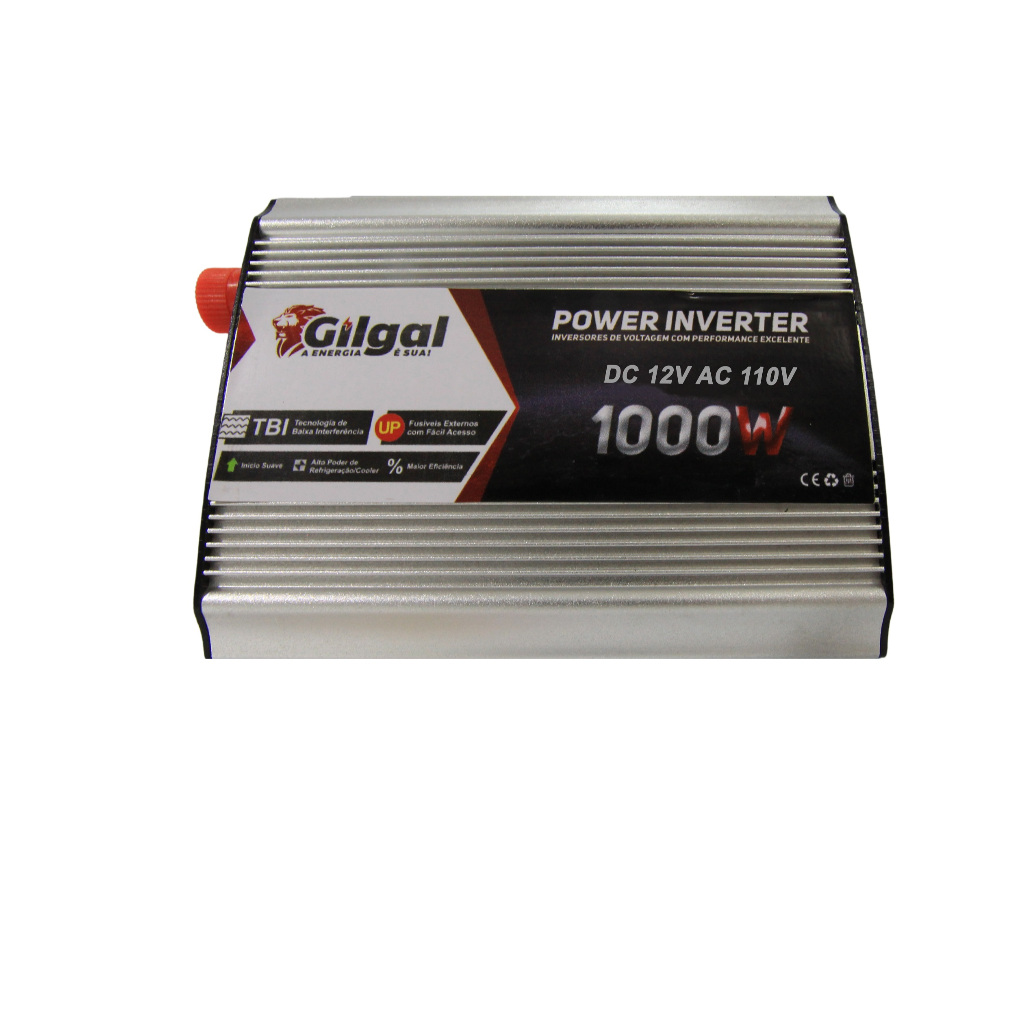 Inversor 1000w Conversor Entrada 12v Saida 110v