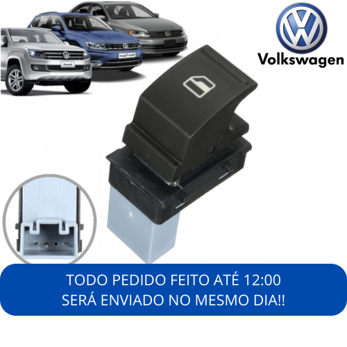 Botão Vidro Elétrico Passageiro Jetta Amarok Passat Tiguan