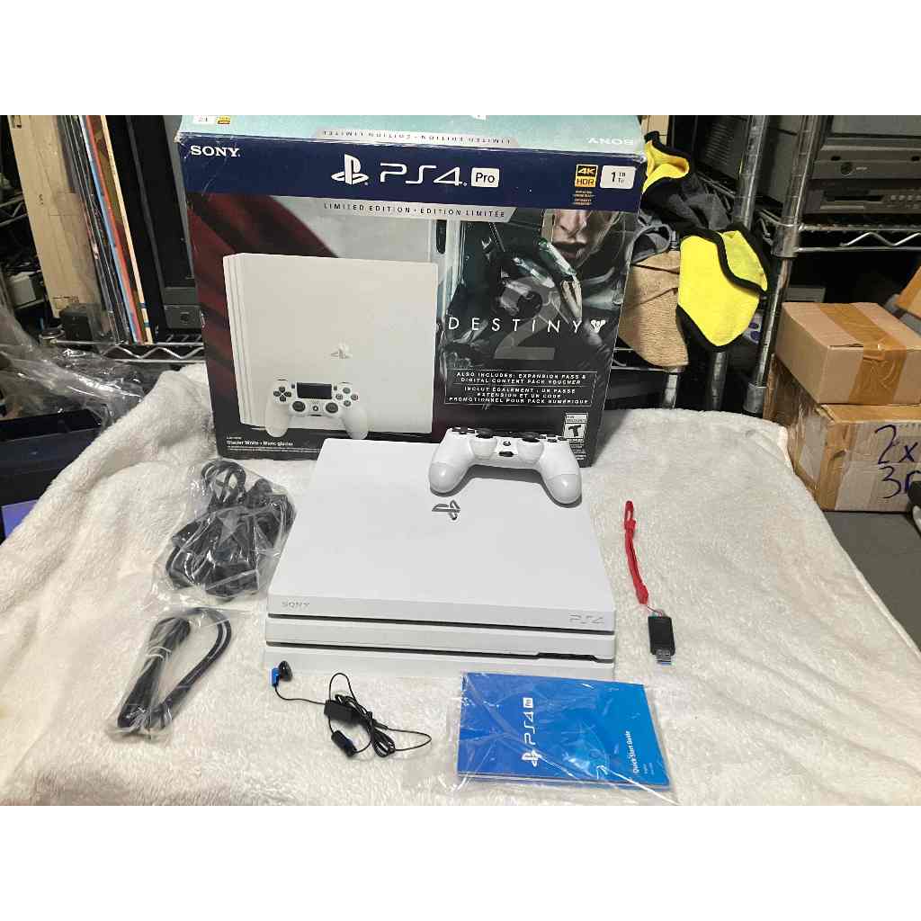Ps4 Pro Edição Especial Branco Destiny 2 1 Tb Na Caixa  Agora Atualizado Para Fw 11 Goldenhen 11