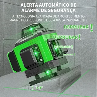 8/12/16 Linhas Laser Nível 360 ° Medição De Linha Ferramentas Nivel a laser Profissional