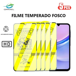 Película Kit 5 Premium Cerâmic Fosca Samsung S24 S23 S22 S21 S20 FE Série Modelo À prova de explosão film