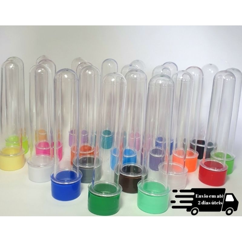 Tubete 13cm para lembrancinhas - 50 unidades