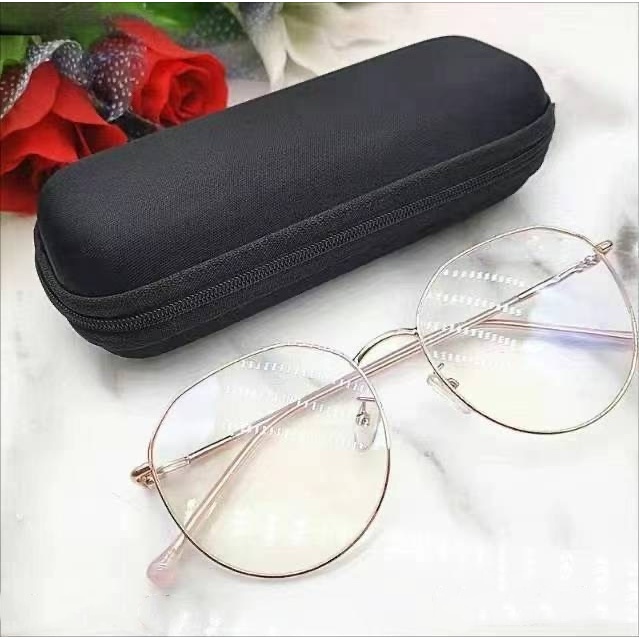 Estojo, Caixa Ou Case Para Óculos armação Em EVA com zíper cor preto (NOVA)