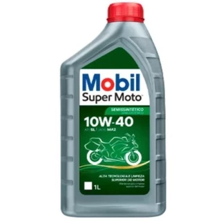 OLEO MOBIL SUPER MOTO 4T 10W40 SEMI SINTETICO 1L 123079