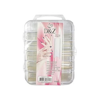 Tips Extra Longa para Unha - Curvatura C - 100 und - D&Z