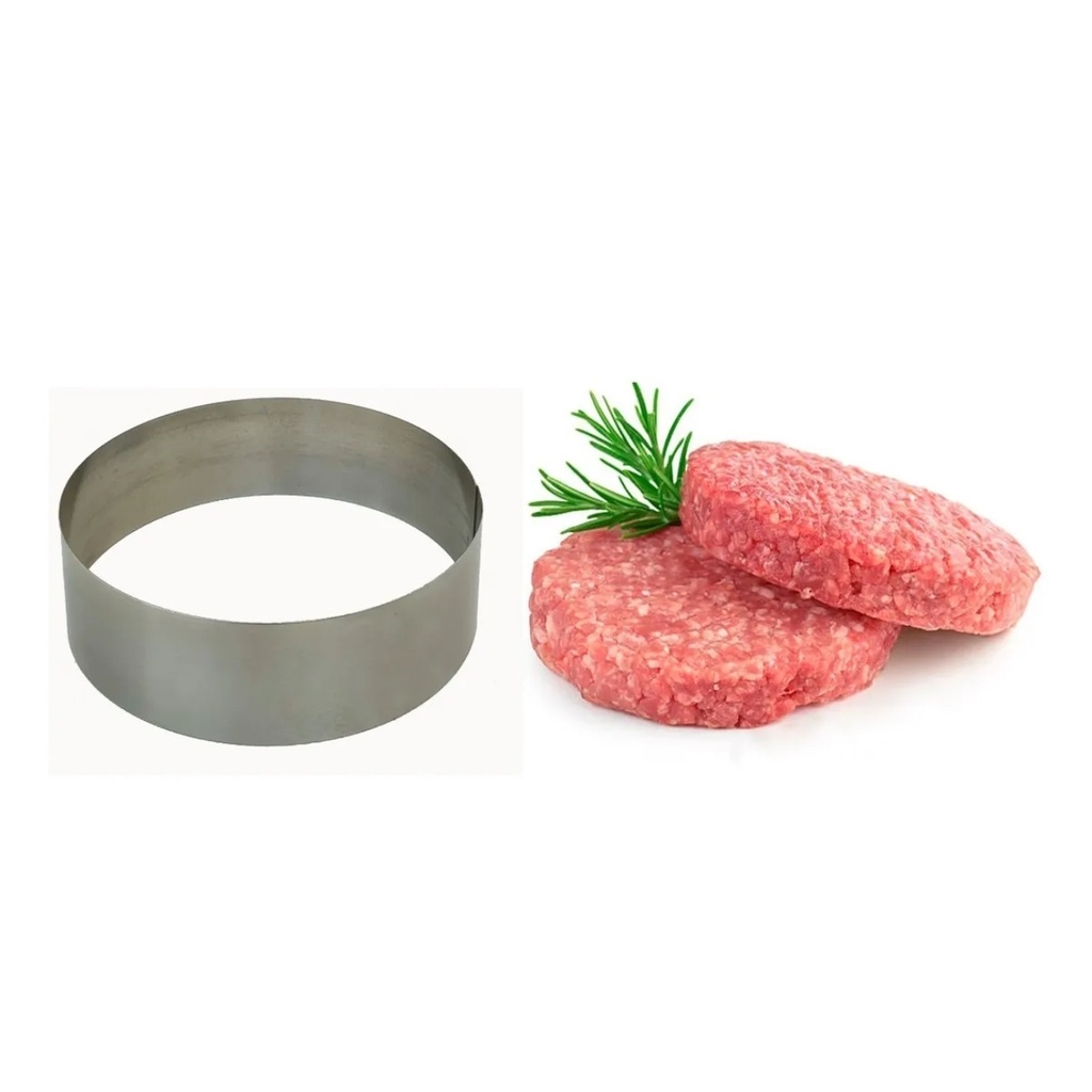 Modelador de Hambúrguer - Aço Inox