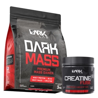Kit Hipercalórico Dark Mass 3KG + Creatina Monohidratada Fuse 150g - Dark Lab