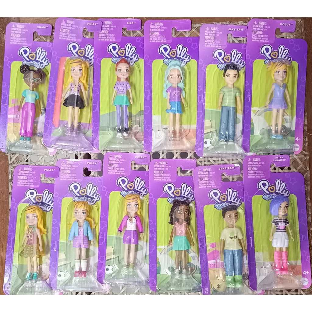 Boneca Polly Pocket Básica - FWY19 - Mattel - Original