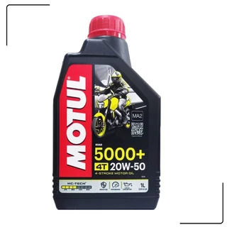 Óleo Motul 5000+ 20w50 Semissintético 4 Tempos 1 Litro