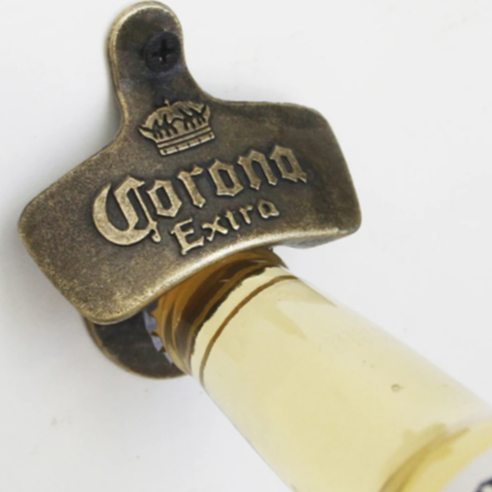Abridor Metal Garrafa Cerveja Parede da Corona Bar