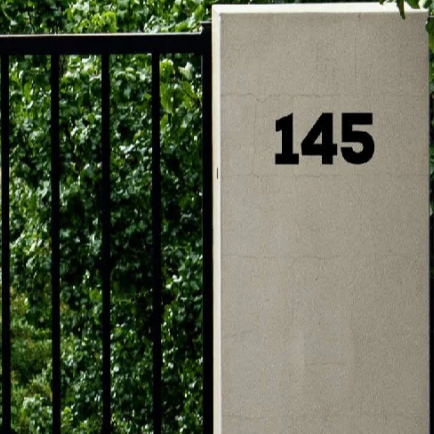 Kit com 3 Numero Para Casas 15 Cm, Placa Em Acm Preto Brilhante, Perso- MANDE NO CHAT OS NÚMEROS QUE DESEJA!