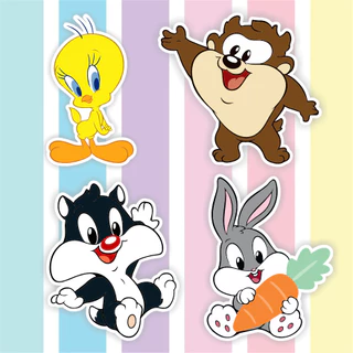 TURMA BABY LOONEY TUNES - kit 3__ 4 UNID - 60CM - COD:BLT005;BLT006 -papel de parede, tema de festa, decoração,sticker
