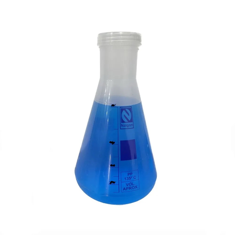 Erlenmeyer Em Polipropileno 500 Ml COM Tampa – Nalgon