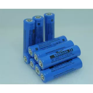 Kit 5 Baterias 18650 3,7-4,2v 9800mah Recarregável