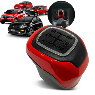 Manopla Bola de Câmbio Marcha Fiat Palio Siena Strada Uno Mobi Idea Cores Variadas em Oferta na Shopee