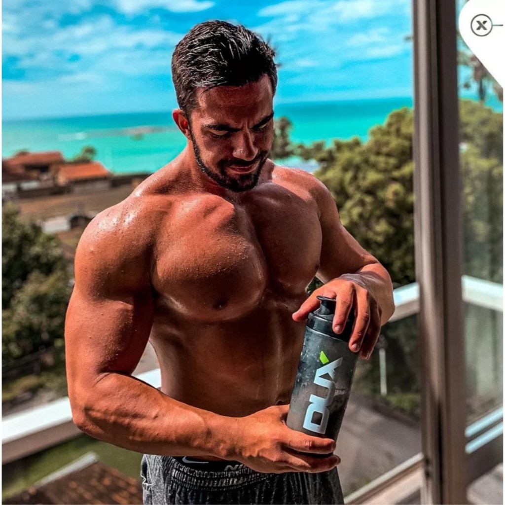 Coqueteleira Premium Fumê Dux Nutrition 800ml Shakeira Copo | Shopee Brasil