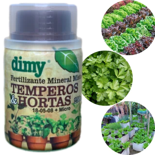 Fertilizante Dimy Horta e Temperos 18-05-08 + Micronutrienbtes 250 ml