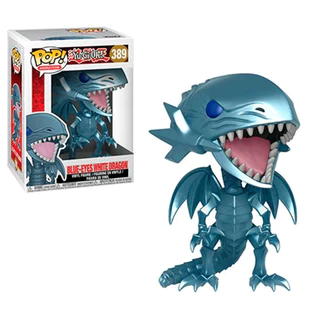 FUNKO POP ANIMATION YU-GI-OH - BLUE EYES WHITE DRAGON 389 NOVO ORIGINAL
