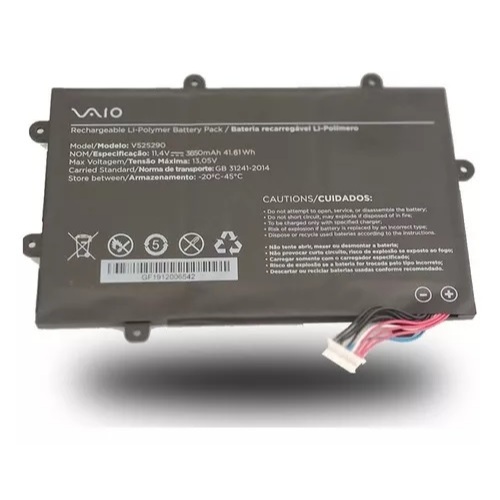 Bateria Para Notebook Vaio Fe15 Modelo V525290