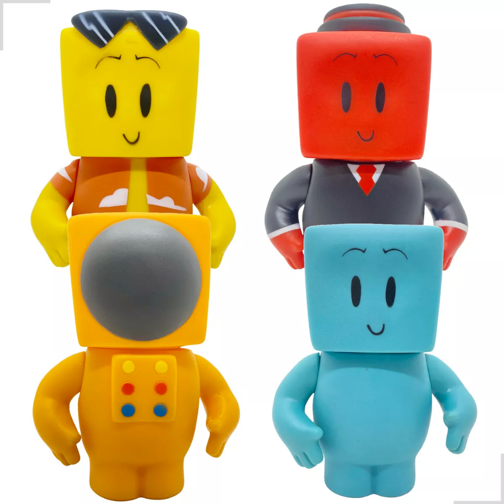 Kit Boneco Minecraft Melzinha Problems Zoom Mel Kadu Stick Mini12cm ...