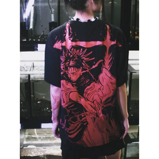 Camiseta Choso Jujutsu Kaisen Otaku Camiseta de Anime Jujutsu Anime Mangá Envio Imediato FullPrint Camisa Preta