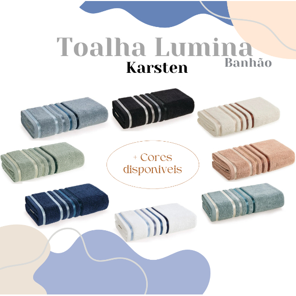 Toalha Banhão Karsten Fio Penteado Lumina 86cm X 1,50m