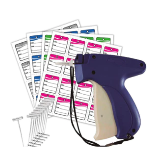 Kit Aplicador Tag Pin + 1000 Etiquetas + 5.000 Pins 40mm