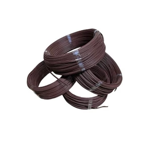 Rolo De Fio Paralelo 2x1mm- 10, 20, 30, 40 e 50Metros (Marrom)