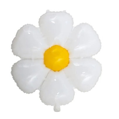 10 Balão Flor Margarida 35cm Decoração Festa Jardim
