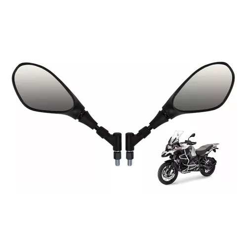 Retrovisor Espelho Haste Curta 360º Bmw F800 Titan Cb300 Par