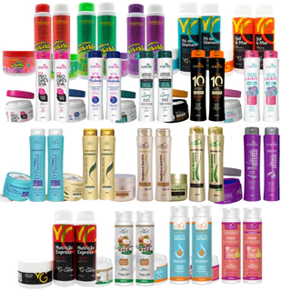 Kit 30 Produtos - Shampoo + Condicionador + Máscara