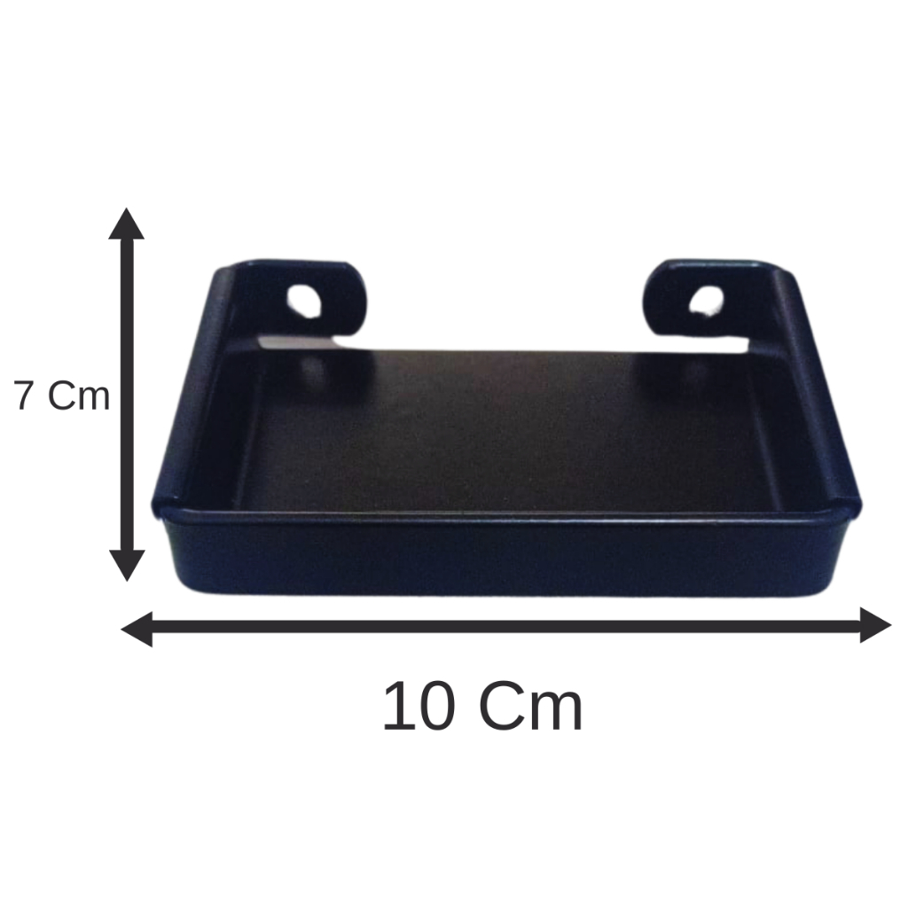 Porta Sabonete Preto Saboneteira Para Banheiro MIAMIL