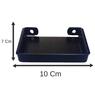 Porta Sabonete Preto Saboneteira Para Banheiro MIAMIL