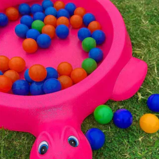 Tanque de Areia + 100 Bolas Brinquedo Playground Jabuti para Garotos e Garotas - Diversão Garantida
