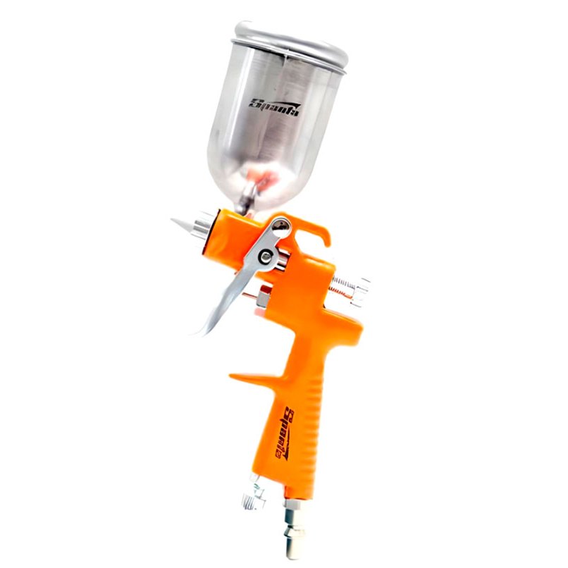 Pistola de Pintura Profissional Bico 0.5mm por Gravidade 100ml Revolver de Pintura Pequeno