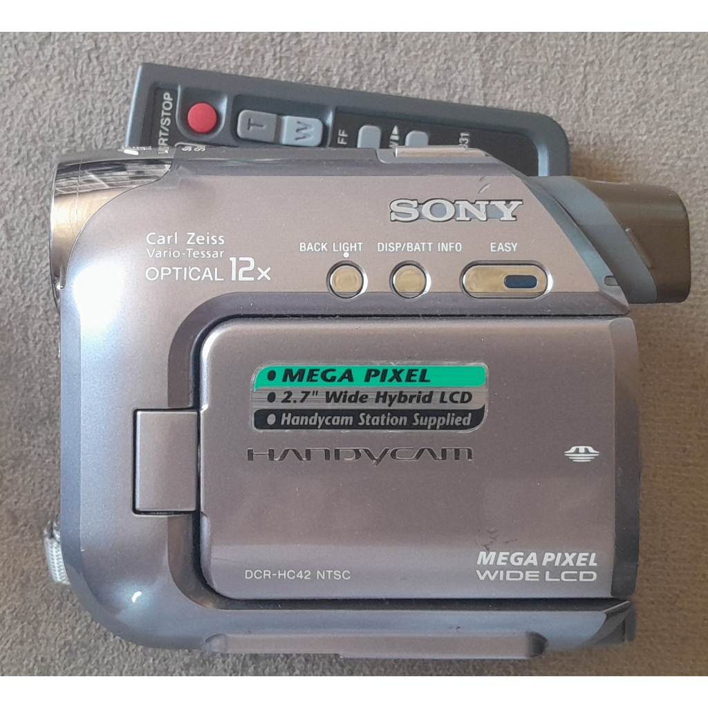 Camera Sony Handycam DCRA-C121 Mini DV 480 Digital Zoom DCR-HC42