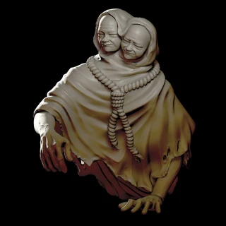 Gêmeos Silent Hill | Miniatura para Boardgame, Zombicide, Colecionável, Zombie