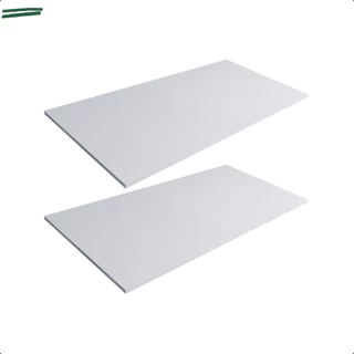 Kit 2 Prateleira Branca 90X50 Tampo Tabua Mdf Organizadora Decoração Cozinha Quarto Banheiro Sala