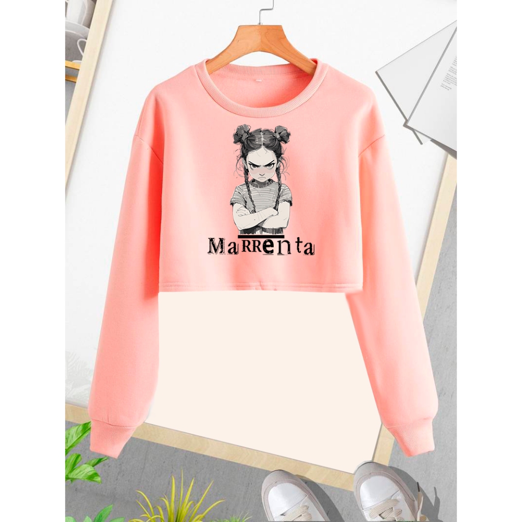 Cropped Moletinho Marrenta Ousada Cara de Brava Garota Lançamento | Shopee  Brasil