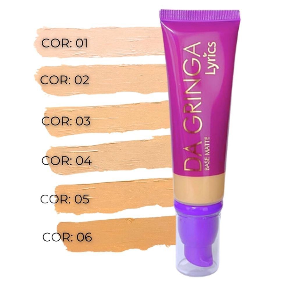 Base Matte da Gringa Média Cobertura Lyrics 30g