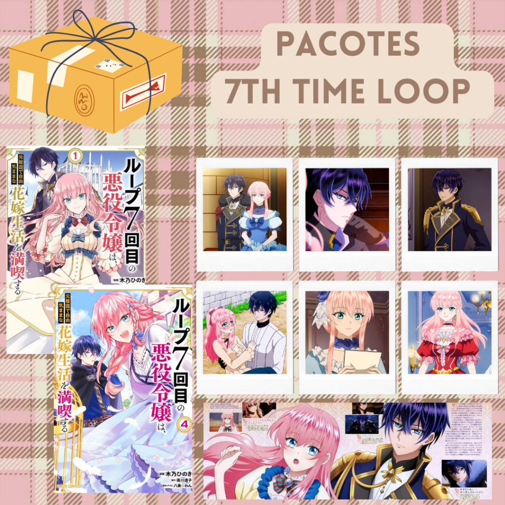 Pacotes 7th Time Loop - Poster + Marca Páginas + Adesivos e mais ...