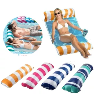Boia Rede, Rede De Água De Natação Inflável, Cadeira De Cama Flutuante, Colchão De Ar, Almofada De Dormir De Praia, Acessórios De Piscina De Malha