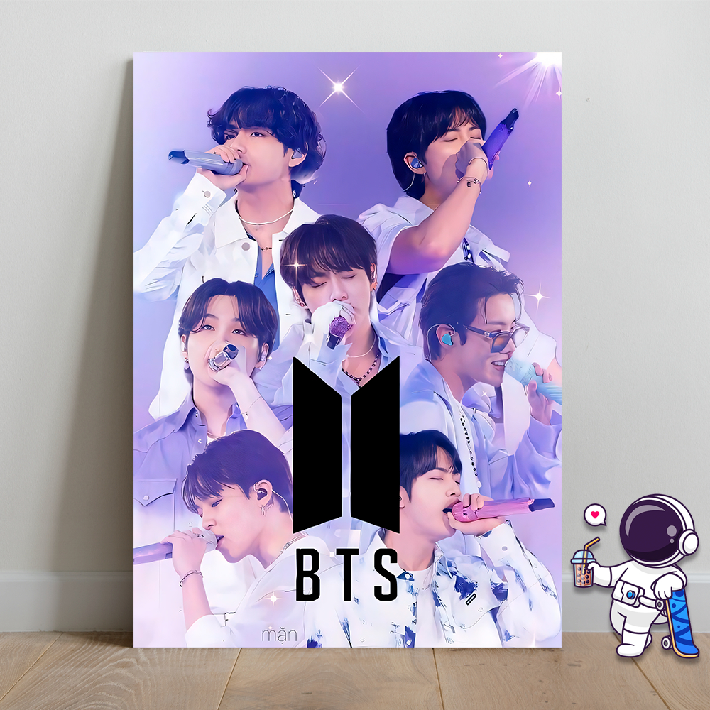 Kit 3 Quadros Decorativos BTS K-POP 20x28 40x28CM MDF | Shopee Brasil